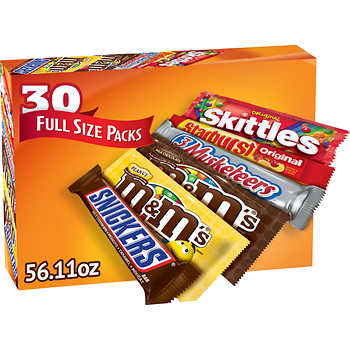 M&M'S, Skittles and More Choc Candy Vty Pk 30ct, 56.11oz